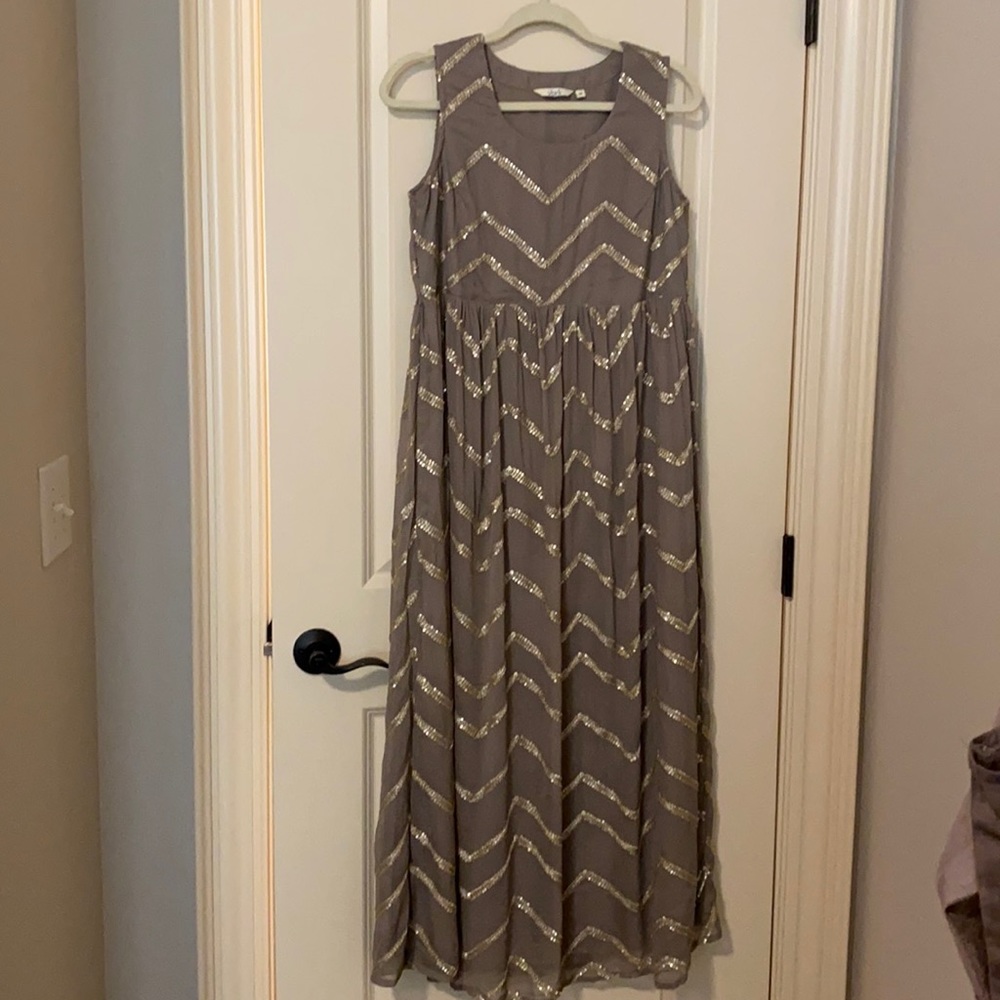 3pc Anarkali long dress with Jacket